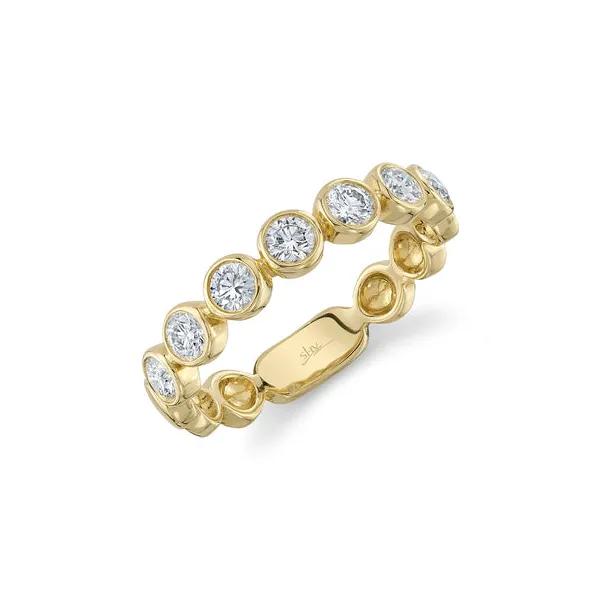 14KY Diamond Bezel Band by Shy Creation Jim Bartlett Fine Jewelry Longview, TX