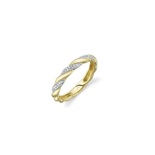 14KY Diamond Twist Band by Shy Creation Jim Bartlett Fine Jewelry Longview, TX
