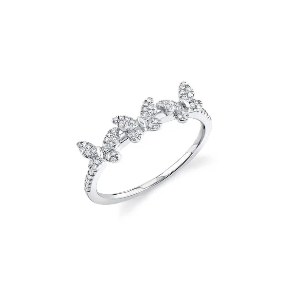 14KW Diamond Butterfly Ring by Shy Creation Jim Bartlett Fine Jewelry Longview, TX