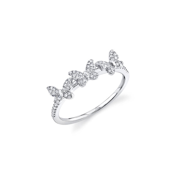 14KW Diamond Butterfly Ring by Shy Creation Jim Bartlett Fine Jewelry Longview, TX