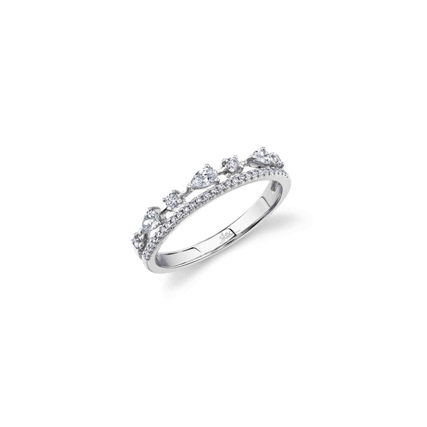 14KW Diamond Stackable Ring by Shy Creation Jim Bartlett Fine Jewelry Longview, TX
