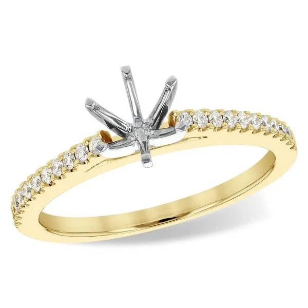14KY Diamond Semi-Mount by Allison Kaufman Jim Bartlett Fine Jewelry Longview, TX