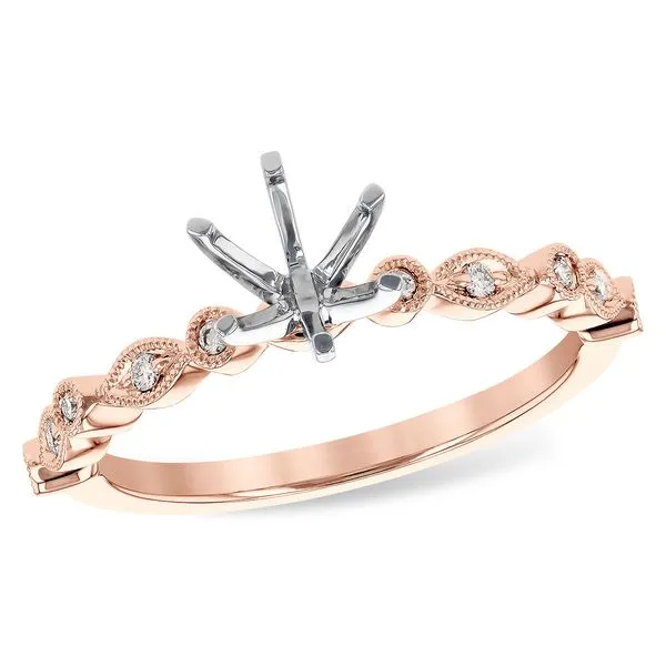 14KR Diamond Semi-Mount by Allison Kaufman Jim Bartlett Fine Jewelry Longview, TX