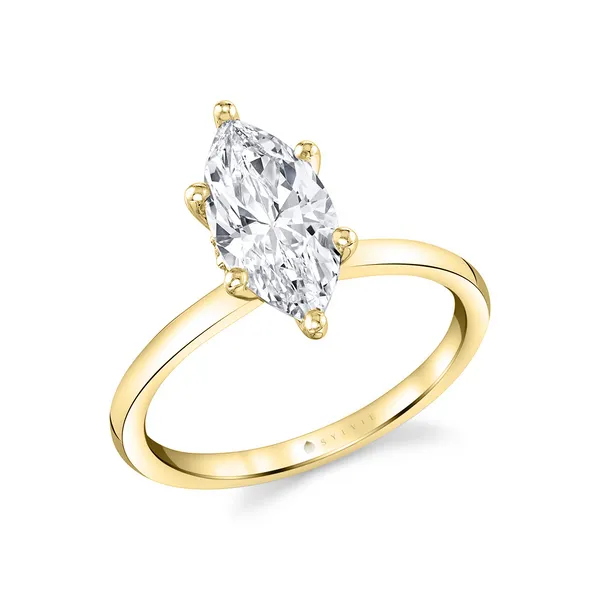 14KY Marquise Diamond Semi-Mount by Sylvie Jim Bartlett Fine Jewelry Longview, TX