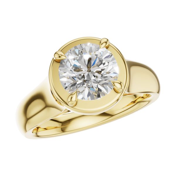 14KY Diamond Semi-Mount by Allison Kaufman Jim Bartlett Fine Jewelry Longview, TX