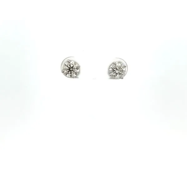 14KW 1.84CTW Round Diamond Stud Earrings Jim Bartlett Fine Jewelry Longview, TX