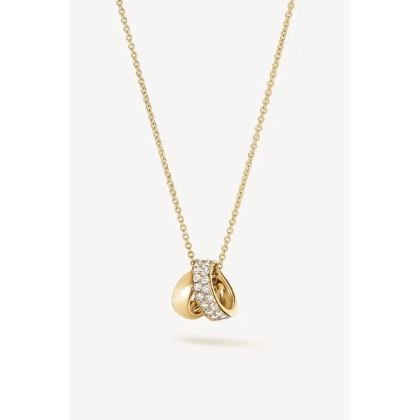 18KY Inside/Out Diamond Pendant Necklace by Hearts on Fire Jim Bartlett Fine Jewelry Longview, TX