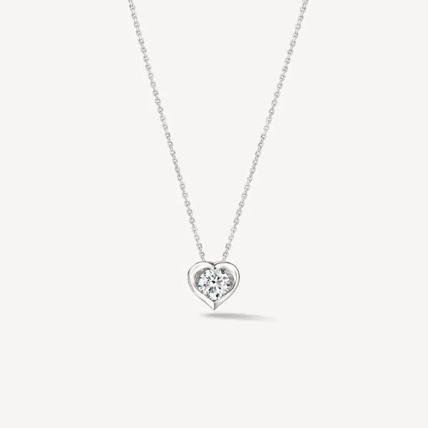 18KW Whimsical Heart Diamond Pendant by Hearts on Fire Jim Bartlett Fine Jewelry Longview, TX