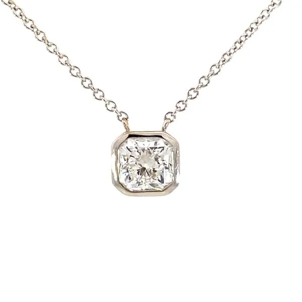 18KW Dream Diamond Bezel Pendant by Hearts on Fire Jim Bartlett Fine Jewelry Longview, TX