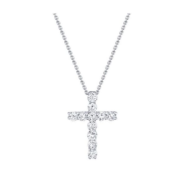 14KW Diamond Cross Necklace by Shy Creation Jim Bartlett Fine Jewelry Longview, TX