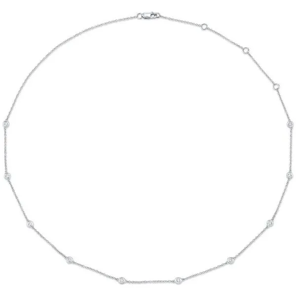 14KW Diamond Station Chain Necklace by Shy Creation Jim Bartlett Fine Jewelry Longview, TX