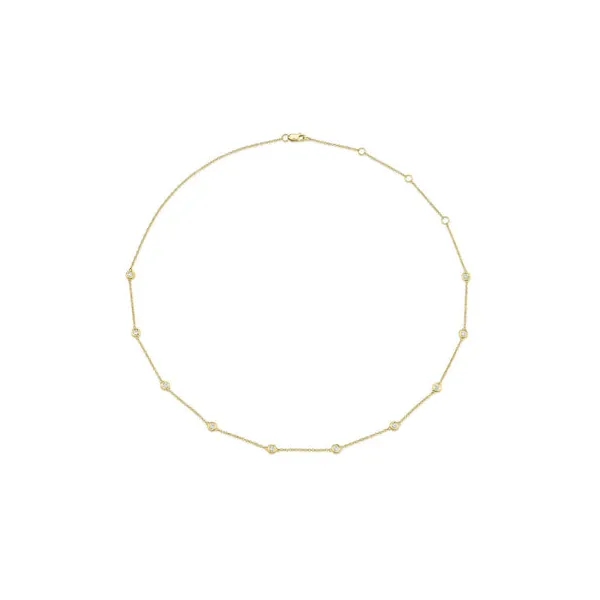 14KY Diamond by the Yard Necklace by Shy Creation Jim Bartlett Fine Jewelry Longview, TX