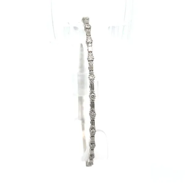 14KW Diamond Flex Bangle by Christopher Designs Jim Bartlett Fine Jewelry Longview, TX