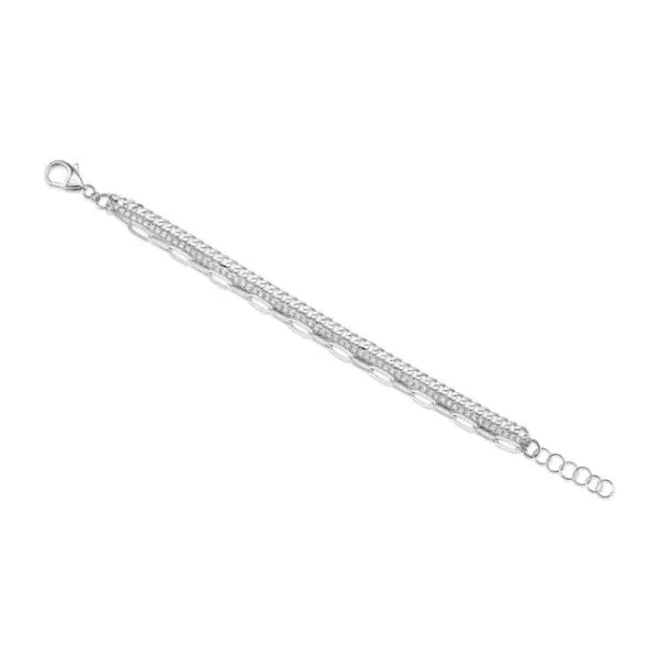 14KW Diamond Paperclip Link Bracelet by Shy Creation Jim Bartlett Fine Jewelry Longview, TX