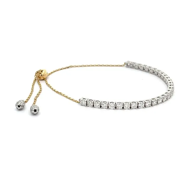 18K2T Diamond Bolo Bracelet by Simon G. Jim Bartlett Fine Jewelry Longview, TX