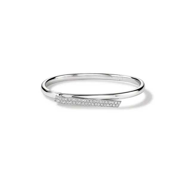 18KW Inside/Out Diamond Flip Bangle by Hearts on Fire Jim Bartlett Fine Jewelry Longview, TX