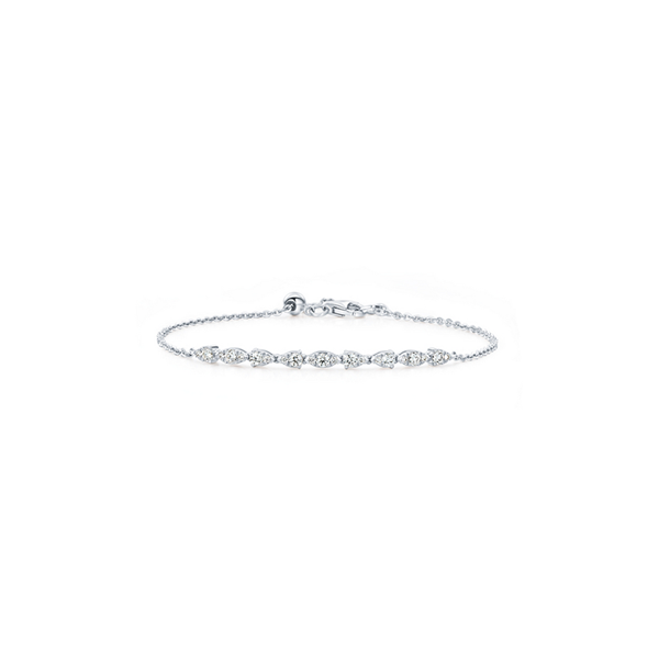 18KW Aerial Dewdrop Diamond Bracelet by Hearts On Fire Jim Bartlett Fine Jewelry Longview, TX