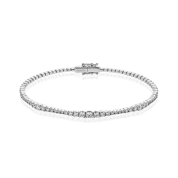 18KW Diamond Bangle by Simon G. Jim Bartlett Fine Jewelry Longview, TX