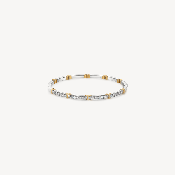 18K2T Diamond Bangle by Hearts On Fire Jim Bartlett Fine Jewelry Longview, TX