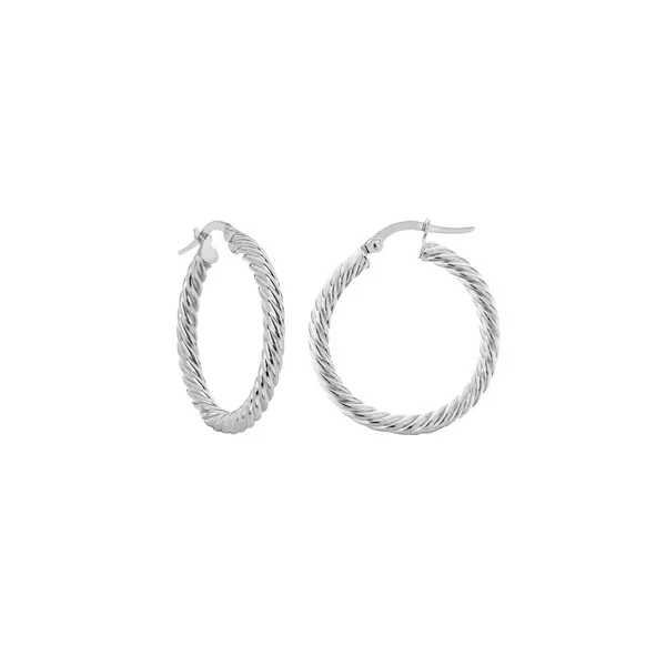 14KW Rope Twist Hoops Jim Bartlett Fine Jewelry Longview, TX