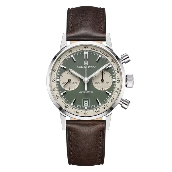 American Classic Intra-Matic Auto Chrono 40mm by Hamilton Watch Jim Bartlett Fine Jewelry Longview, TX