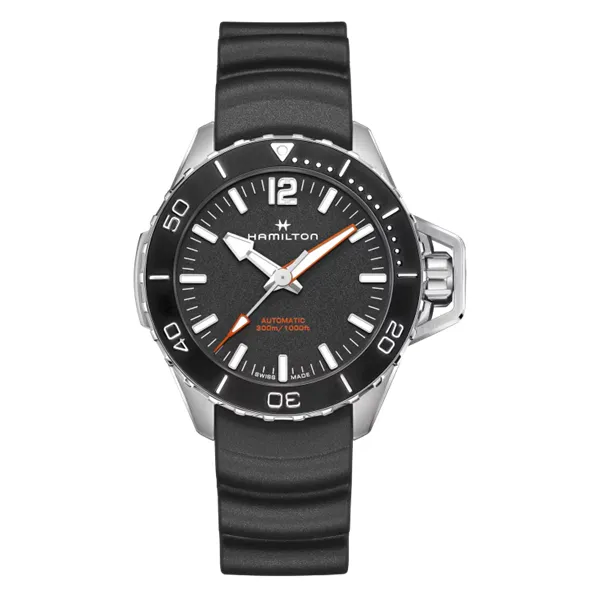 Khaki Navy Frogman Auto by Hamilton Watch Jim Bartlett Fine Jewelry Longview, TX