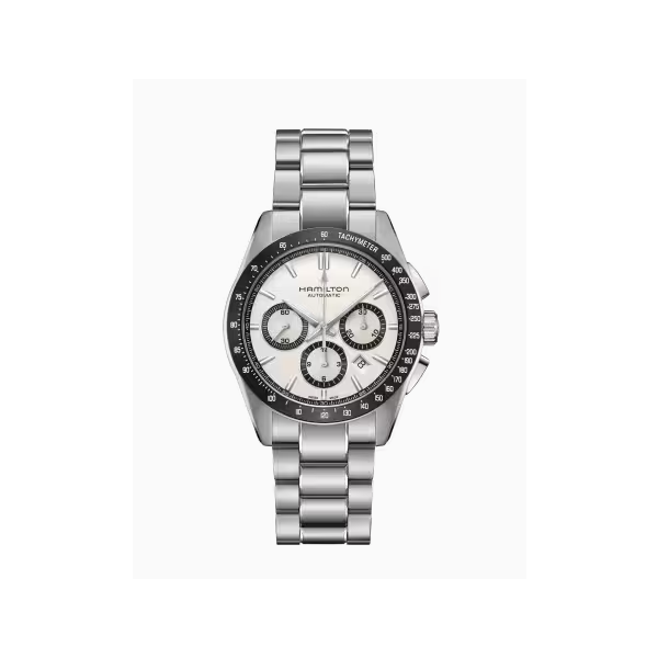 Jazzmaster 42MM Automatic Chronograph Watch by Hamilton Jim Bartlett Fine Jewelry Longview, TX