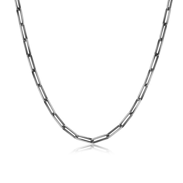 SS Paper Clip Necklace by Ethos Jewelry Jim Bartlett Fine Jewelry Longview, TX