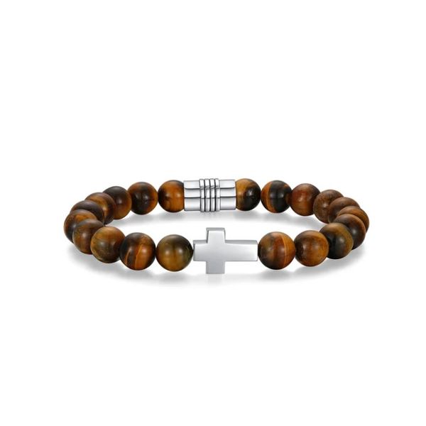 SS Tiger Eye Bracelet by Ethos Jewelry Jim Bartlett Fine Jewelry Longview, TX