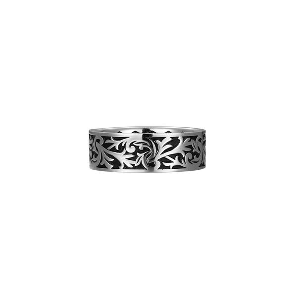 SS Chisel Filigree Ring by Ethos Jewelry Jim Bartlett Fine Jewelry Longview, TX