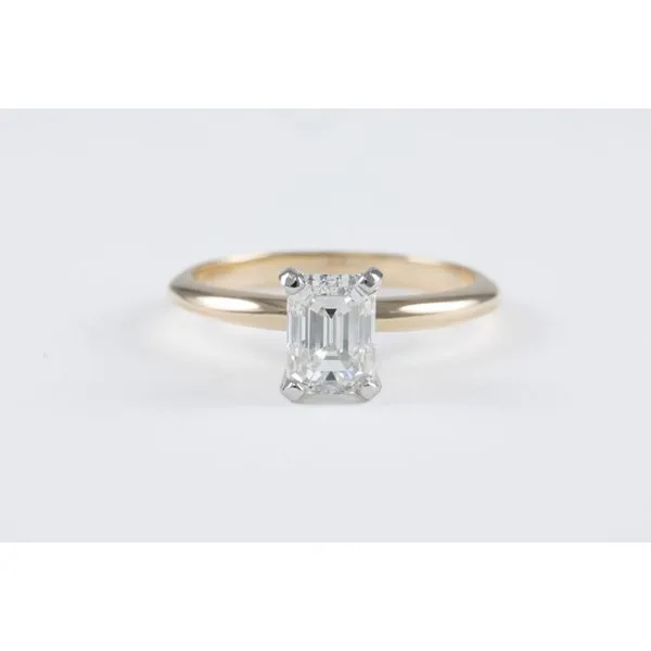 Emerald Cut Diamond Engagement Ring Bashinski Fine Gems & Jewelry, Inc Macon, GA