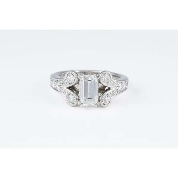 Emerald Cut Diamond Engagement Ring Bashinski Fine Gems & Jewelry, Inc Macon, GA