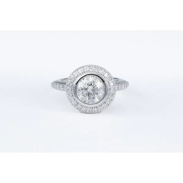 Round Diamond Halo Engagement Rings Bashinski Fine Gems & Jewelry, Inc Macon, GA