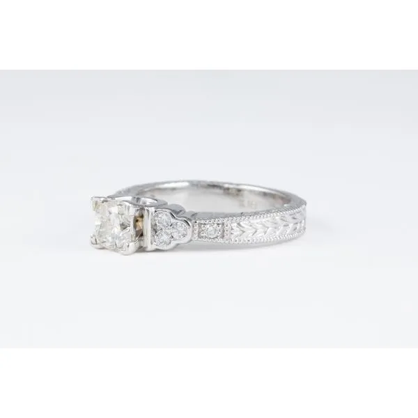 Antique Cushion Diamond Engagement Ring Image 2 Bashinski Fine Gems & Jewelry, Inc Macon, GA