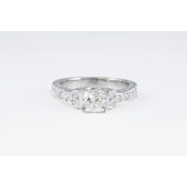Antique Cushion Diamond Engagement Ring Bashinski Fine Gems & Jewelry, Inc Macon, GA