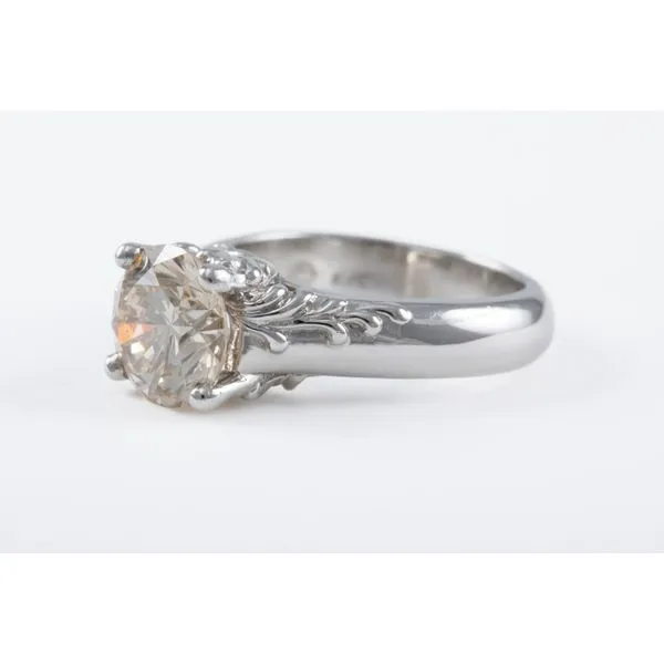 Solitaire Diamond Engagement Ring Image 2 Bashinski Fine Gems & Jewelry, Inc Macon, GA