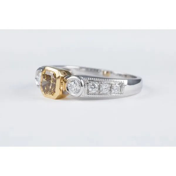 Light Fancy Yellow Diamond Engagement Ring Image 2 Bashinski Fine Gems & Jewelry, Inc Macon, GA