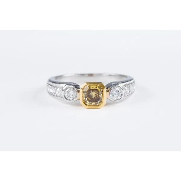 Light Fancy Yellow Diamond Engagement Ring Bashinski Fine Gems & Jewelry, Inc Macon, GA