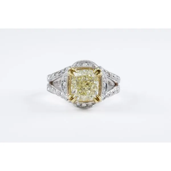 Cushion Cut Diamond Engagement Ring Bashinski Fine Gems & Jewelry, Inc Macon, GA