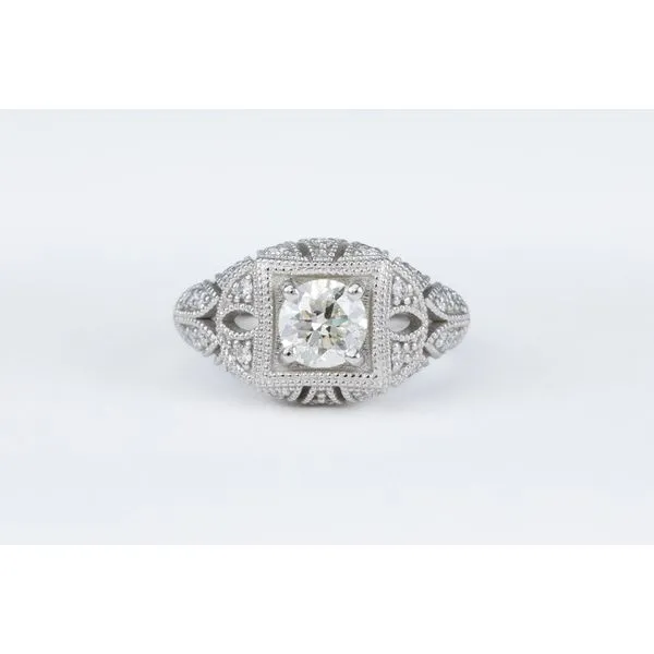 Antique Style, European Cut Diamond Engagement Ring Bashinski Fine Gems & Jewelry, Inc Macon, GA
