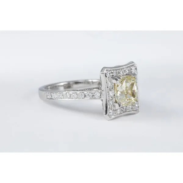 Cushion Cut Diamond Engagement Ring Image 2 Bashinski Fine Gems & Jewelry, Inc Macon, GA