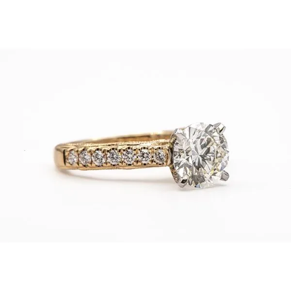 Round Brilliant Cut Diamond Engagement Ring Image 2 Bashinski Fine Gems & Jewelry, Inc Macon, GA