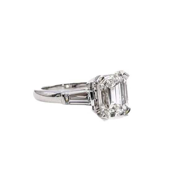 Emerald Cut Engagement Ring Image 2 Bashinski Fine Gems & Jewelry, Inc Macon, GA