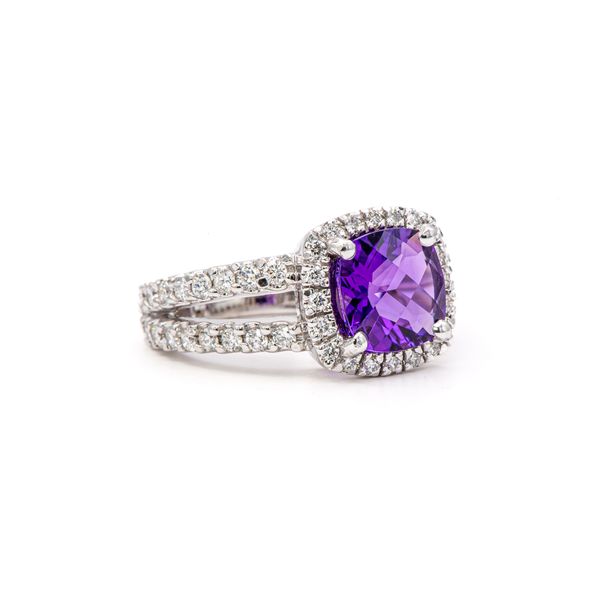 Quartz and Diamond Ring Image 2 Bashinski Fine Gems & Jewelry, Inc Macon, GA