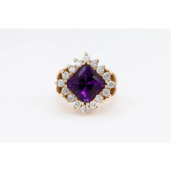 Amethyst and Diamond Ring Bashinski Fine Gems & Jewelry, Inc Macon, GA