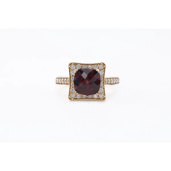Garnet and Diamond Ring Bashinski Fine Gems & Jewelry, Inc Macon, GA