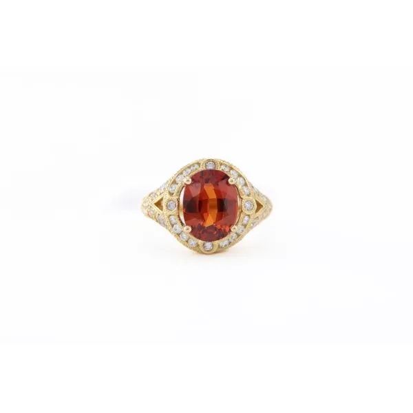 Spessartite Garnet and Diamond Ring Bashinski Fine Gems & Jewelry, Inc Macon, GA
