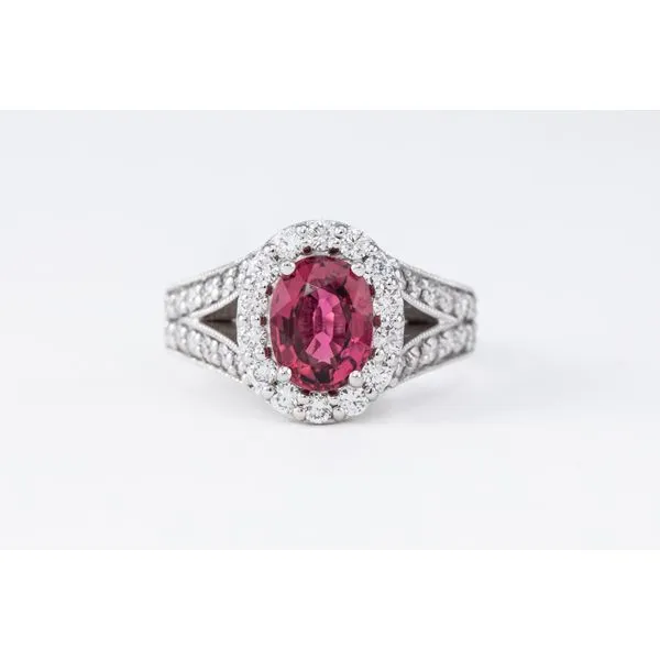 Pink Tourmaline and Diamond Ring Bashinski Fine Gems & Jewelry, Inc Macon, GA