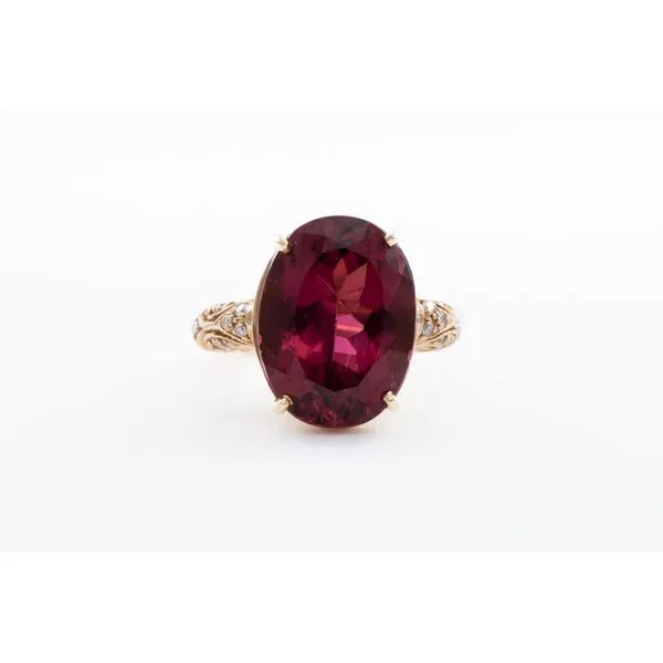 Pink Tourmaline and Diamond Ring Bashinski Fine Gems & Jewelry, Inc Macon, GA