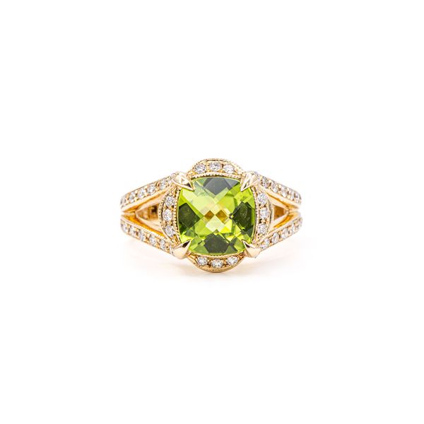 Peridot and Diamond Ring Bashinski Fine Gems & Jewelry, Inc Macon, GA